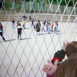 Dubravka M. (2000)  - Jedino igralište u Srebrenici – školsko dvorište.