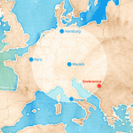 Srebrenica is as close to e.g. Munich as Hamburg, Paris or Rome – less than 800km. To Hamburg, it is nearer than e.g. Rome would be.