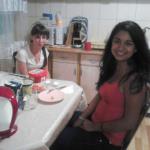 Dubravka M. (2015)  -  Ova fotografija je divna ..Nasa Irina dosla da obidje  djedovu domovinu iz dalekog PERUA i sve nas usrecila Irina je unuka mog jedinog ujaka i kci mog prvog rodjaka.Ujko je davne 41 god napustio zemlju i otisao i Juznu Ameriku..tamo se ozenio i dobio 4 sina.Nazalost mama nije docekala da vidi nikog od njih.Mi jesmo ..i nadamo se da cemo upoznati i ostali dio porodice. Photo by Dubravka. 
           